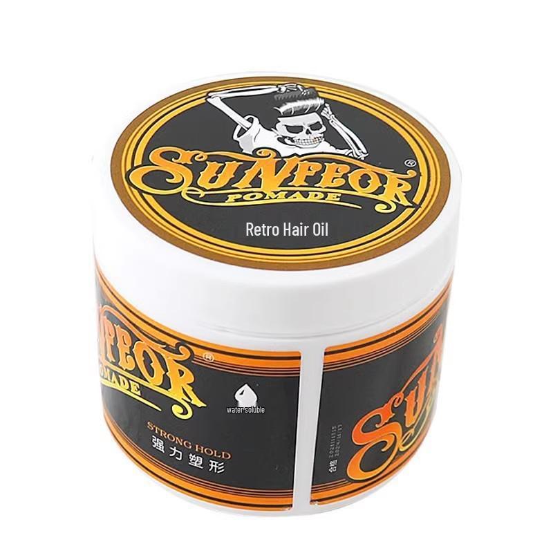 SlickBack Retro Hair Pomade - Light Scent, Moisturizing Wax Spray for Men