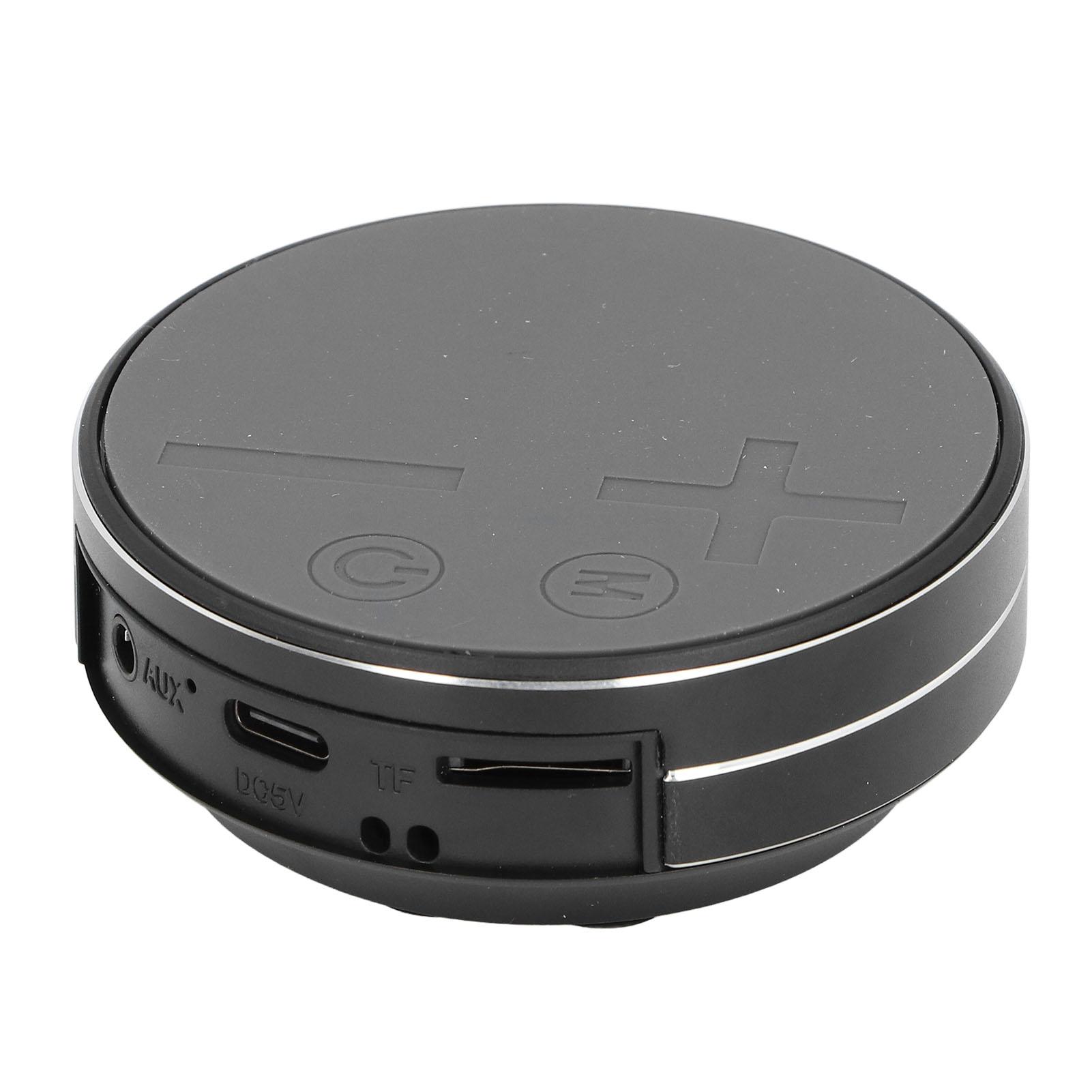 

Стерео мини портативный водонепроницаемый музыкальный плеер с костной проводимостью для дома, улицы, путешествий, черный чёрный