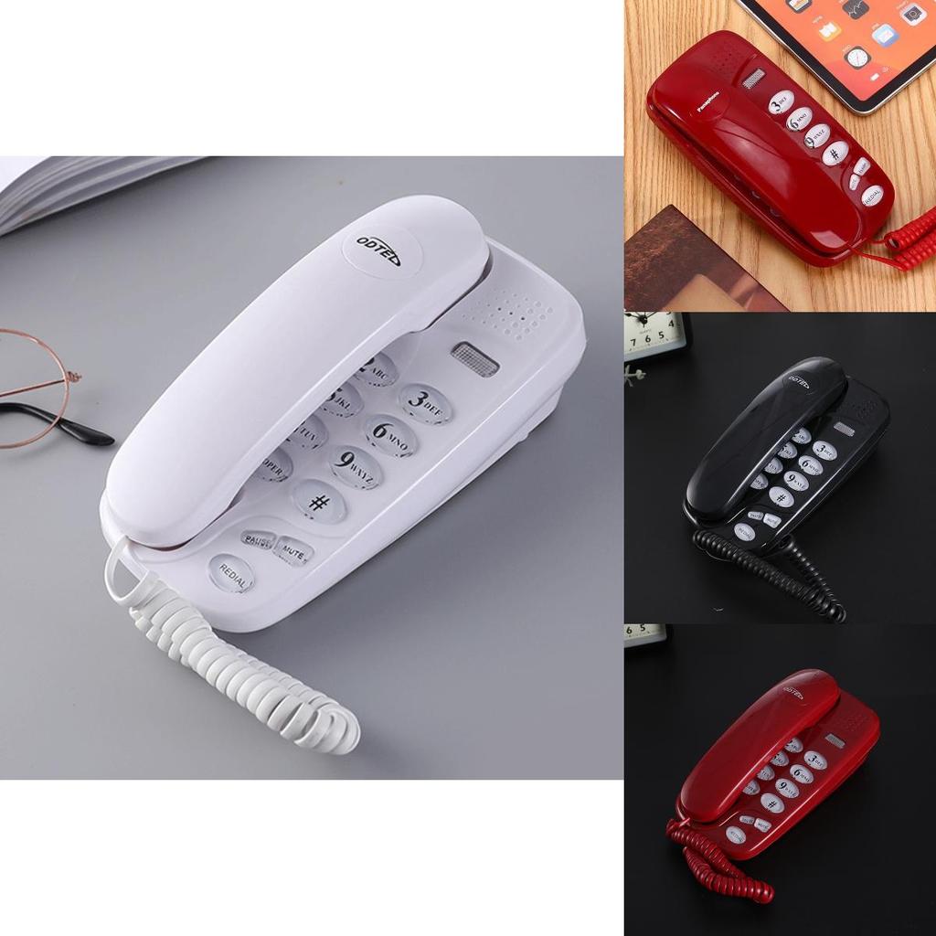 English Wall Mount Telephone With Basic Calling For Office Use