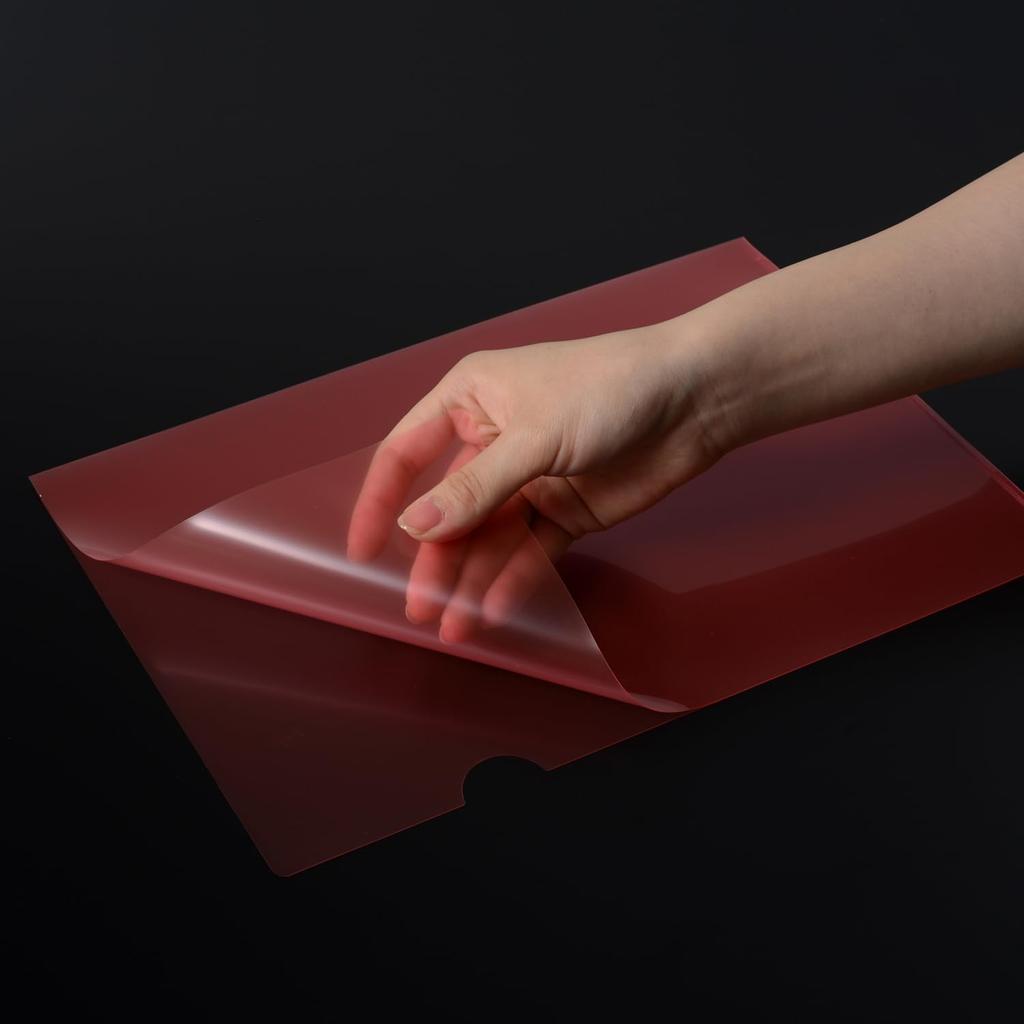 Plus Clear Holder A4 Red 20-Pack FL-184HO 80-164×2