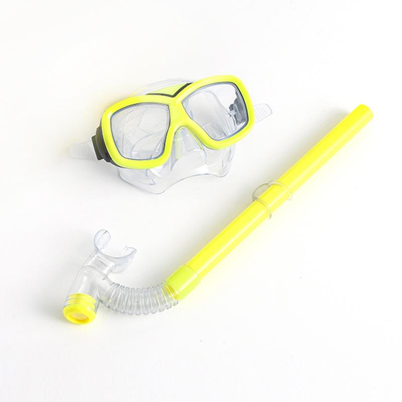 Diving Goggles, Snorkeling Sanbao Set, Swimming Mask, Snorkel, Flippers.