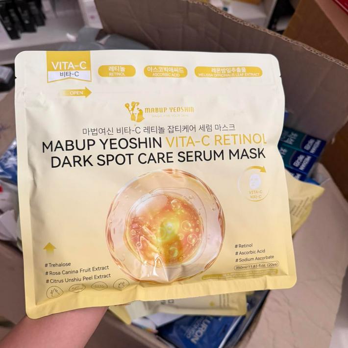 Mabup Yeoshin Mask 20ea 4 Types / Collagen PDRN/ TXA Niacinamide/ Vita-C Retinol/ Heartleaf Pro-Cica/ Moisturizing, Korean Cosmetics, Kbeauty