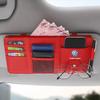 Car Sun Visor Point Type Multi-function Storage Bag Car Accessories For Volkswagen Lavida POLO Tiguan Passat Golf EOS Scirocco Jetta Bora