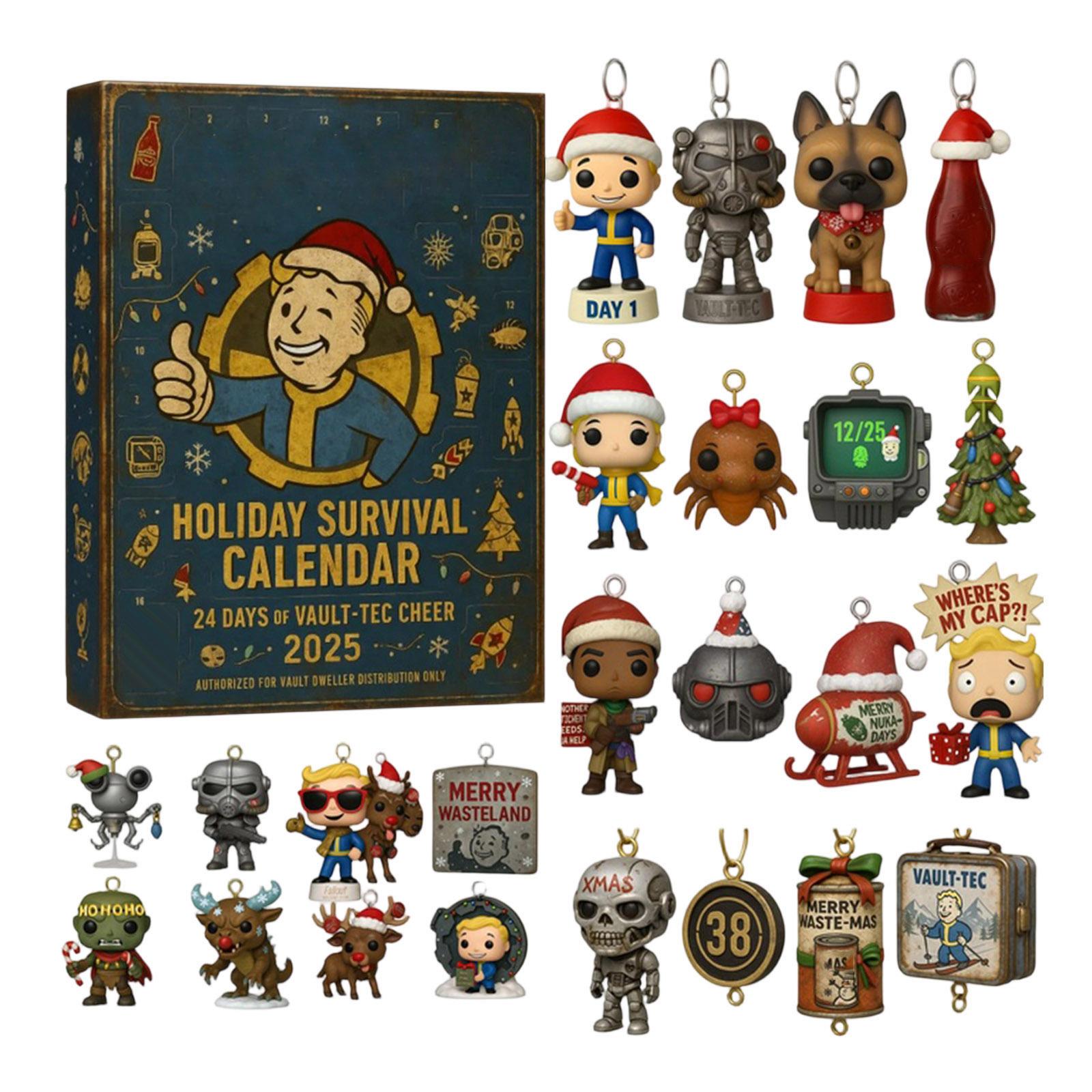 

Arrival Calendar Includes 24 Christmas Decorations. Arrival Calendar Christmas Countdown One Size