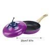 1pcs Non-stick Soup Pot Aluminum Eggplant Tomato Apples Pear Avocado Dessert Saucepan Frying Pan Multi-Use Kitchen Supplies