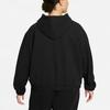 Jordan Essentials Casual Sport Knit Hoodie Short Pullover Women Tops Black DD6999-010