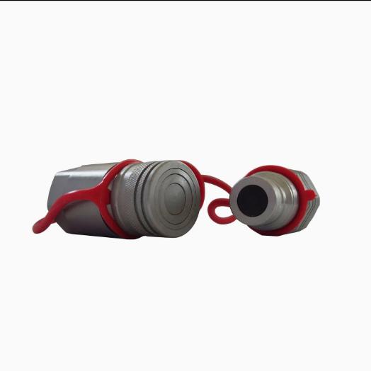 NAIWO 1/4 BSP NPT Flush Face Steel Hydraulic Quick Disconnect Couper Set ISO16028