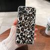 Modne przezroczyste etui z motywem panterki dla iPhone 17/16/14 Pro Max/13/12/11