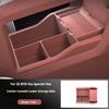For 25 BYD Xia Car Central Control Lower Storage Box Silicone Storage Box Anti-Slip Waterproof Car Interior Modify Accessories