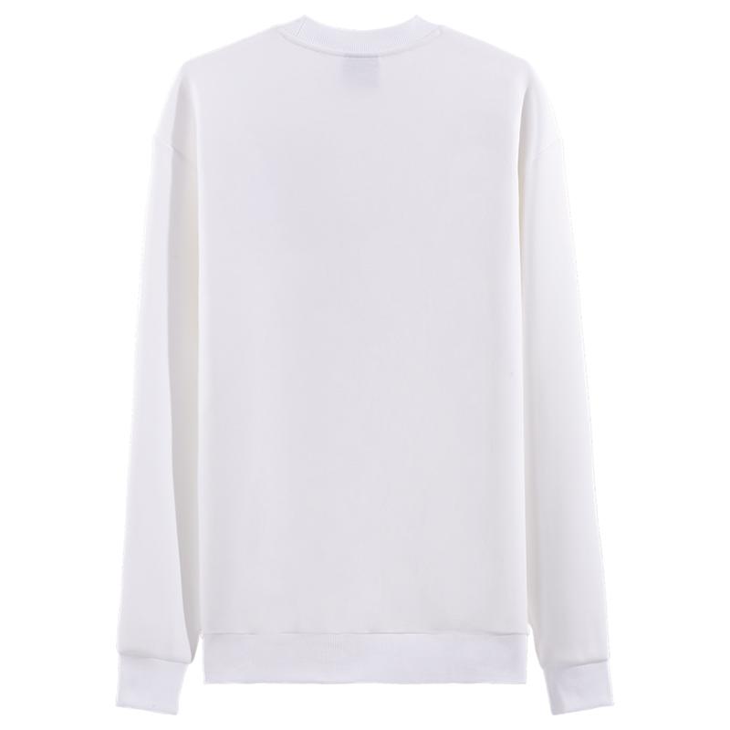 Li Ning Sweatshirts Unisex White Crew Neck Moderate Regular AWDVG89-2