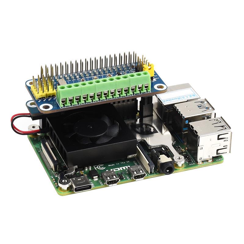 Raspberry Pi Lüfter mit GPIO-Adapter für Pi 4/3B+/3B