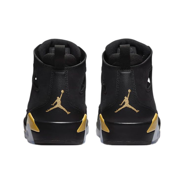 Air Jordan Flight Club 91 Black Metallic Gold Men Sneakers DC7329-007