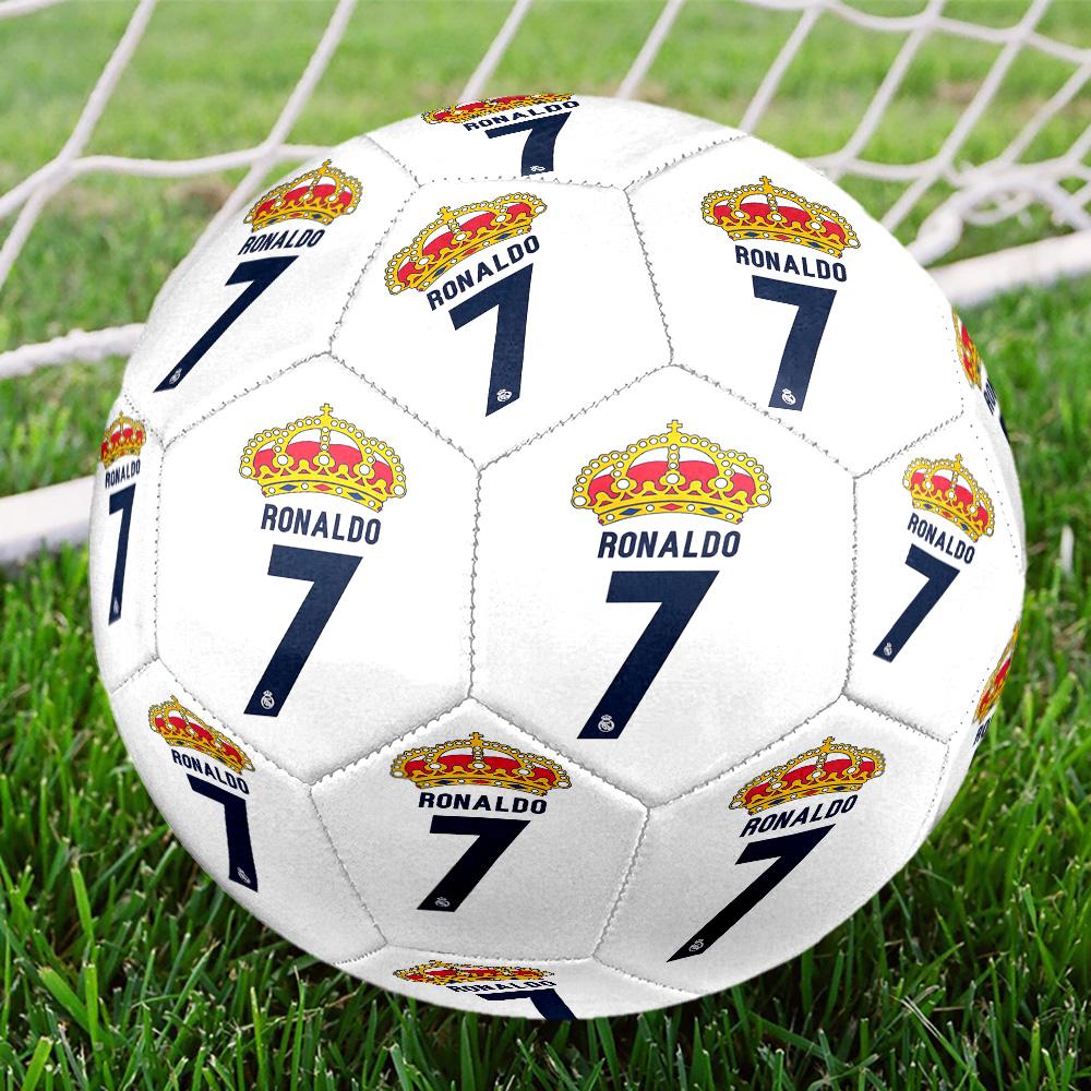 Ronaldo's Number Seven Jersey Soccer Ball Size 5 Football Machine Sewn Outdoor Universal Football Unique Gift for Soccer Lovers