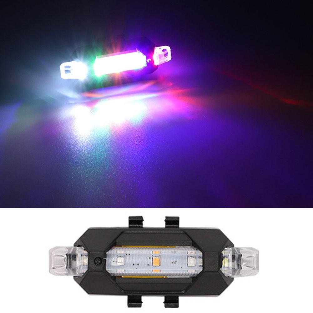 3.7V 90MAH Motorcycle LED Hazard Lights Light 75MM*30MM Aluminium