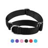 Adjustable Nylon Pet Collar with Handle for Cats and Dogs S-L Size Dog Leash Collar