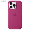 For Iphone 16 Pro Case for Magsafe Liquid Silicone Phone Back Cover with Induction Popover -y1