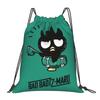 Custom B-BADBADTZ Drawstring Bags Men Women Portable Gym Sports Sackpack Cool Penguin Training Backpacks