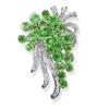 Fashion Rhinestones Grape Bouquet Shape Brooches For Women Coat Jewelry Accessories Gifts