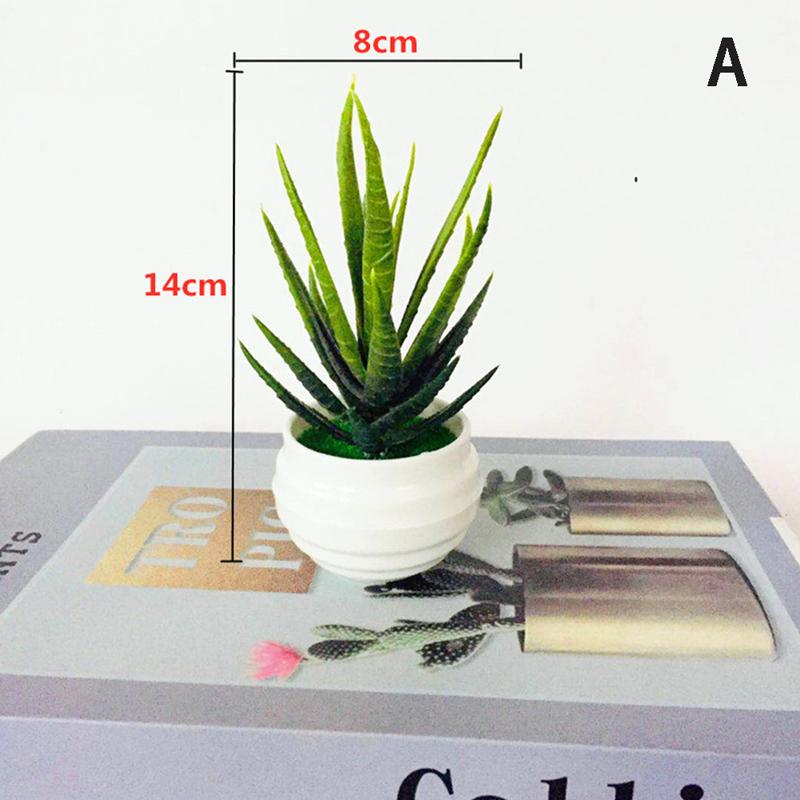 Mini Artificial Bonsai Small Simulated Tree Pot Plants Office Table Ornaments