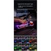 For Subaru STI Outback Brz Wrx Xv Ascent Forester Impreza Legacy Car Sewn Seat Gap Crevice Slot Storage Box light USB Charging