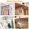12 Hook Storage Shelf Wardrobe Kitchen Bathroom Organizer Iron Metal Under Shelves Hanging Rack Mug Cup Utensils Holder Kitchen