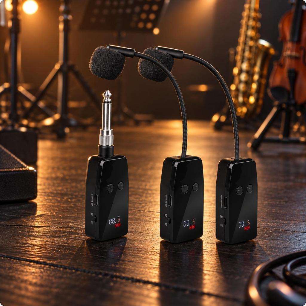 Instrument and Vocal System Long Runtime Gooseneck Foldable Audio