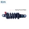 Amortiguador de Bicicleta KS EXA Form 291R 125 150 165 mm Amortiguadores Traseros Ajustables para MTB Patinete Eléctrico Motocicletas Piezas