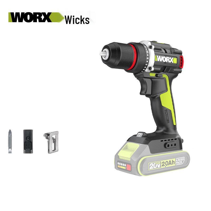 

Worx 20V Brushless Cordless Drill CN plug (adapter included)