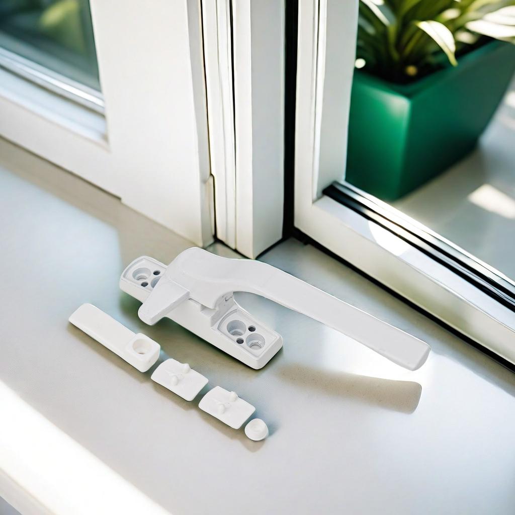 Rotating Movement Handle Aluminum Alloy Easy Re-opening