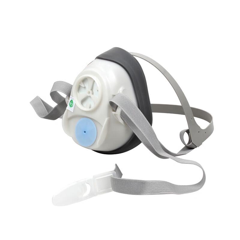3M 1201 Dust and Toxic Gas Respirator Kit One Size серовато-белый