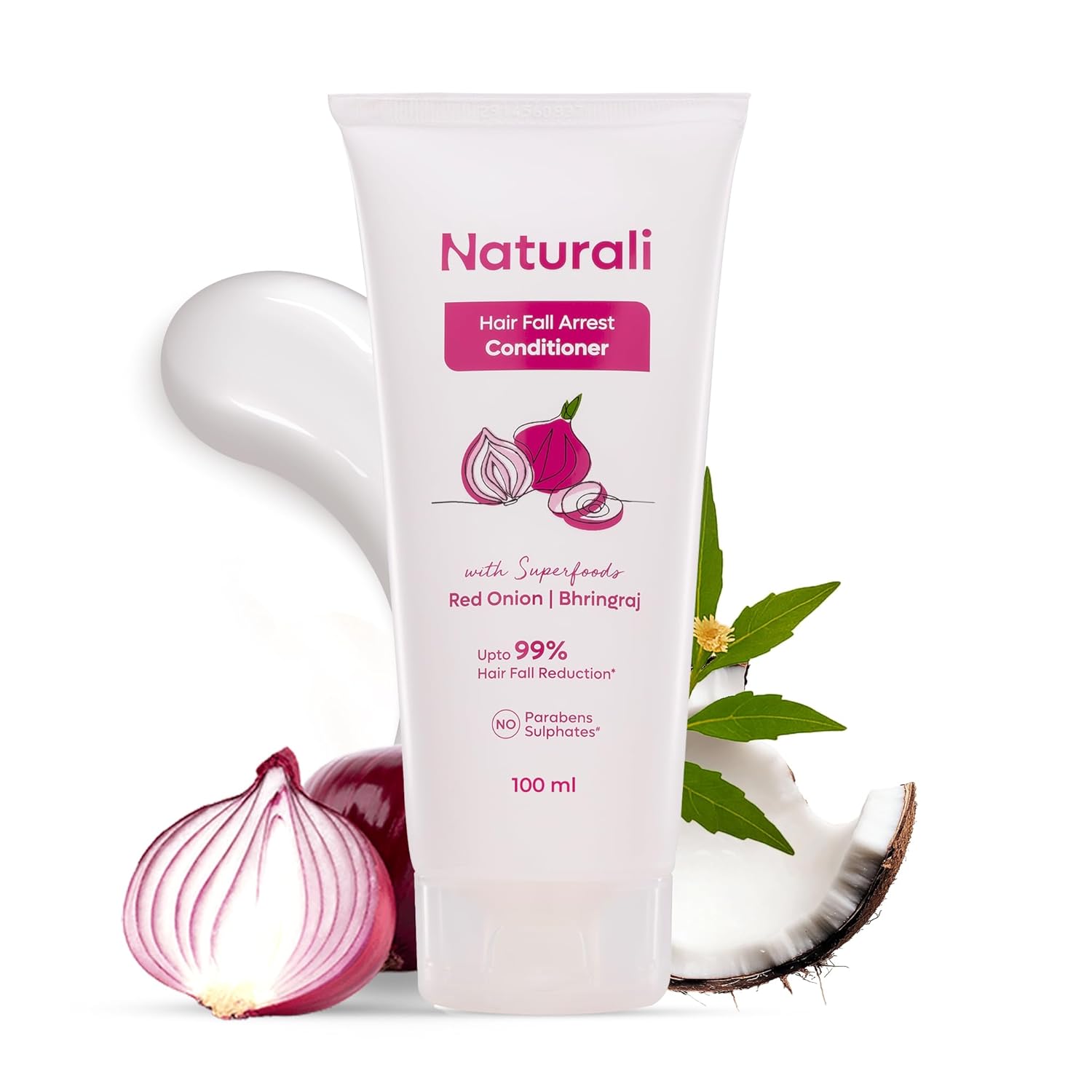 Кондиционер Naturali против выпадения волос 100 мл | Кондиционер для волос без сульфатов и парабенов для вьющихся и сухих волос