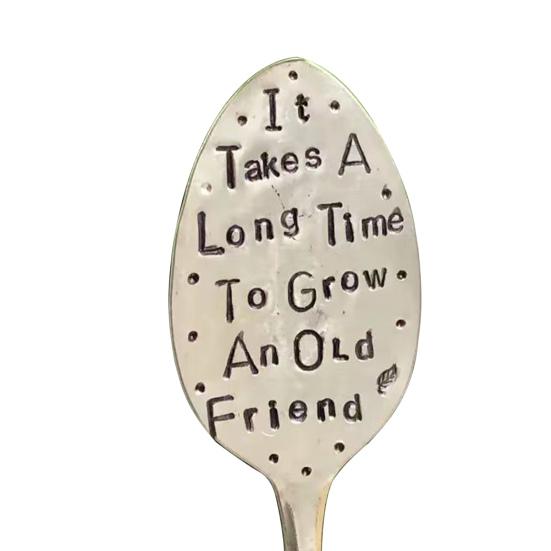 

Садовый маркер из нержавеющей стали с гравировкой на ложке, этикетка для растений, трав, овощей, винтажное растение