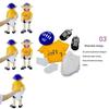 Soft And Skin-friendly Jeffy Cartoon Plush Hand Puppet Toy For Kids And Adults Perfect Christmas And Birthday Gift!