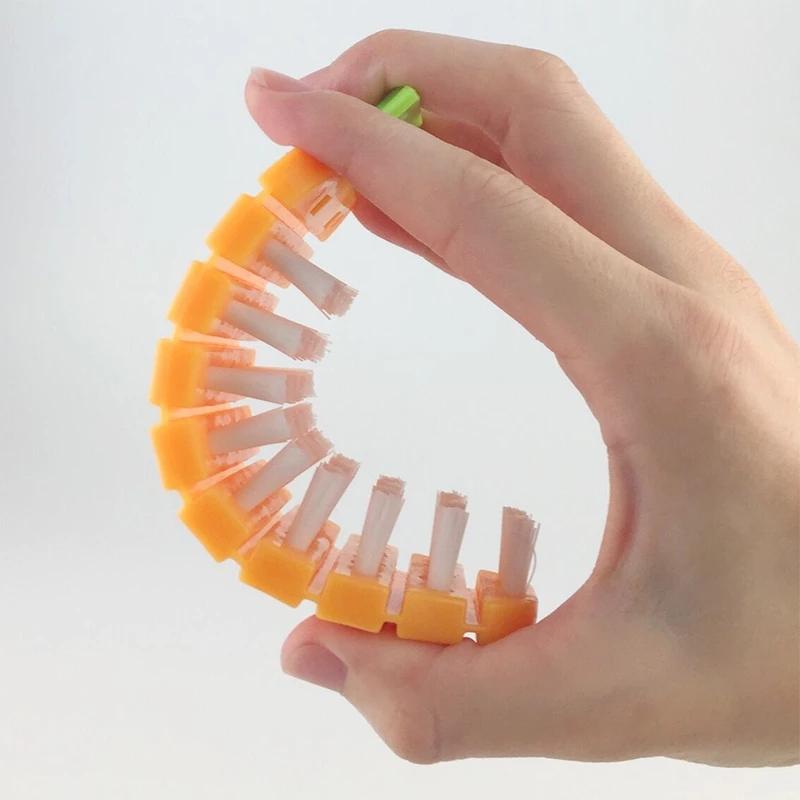 Vegetable Cleaning Tools Fruit Cleaning Brush Flexible Potato Carrot Cucumber Cleaning Brush Kitchen Cleaning Tools Accessories