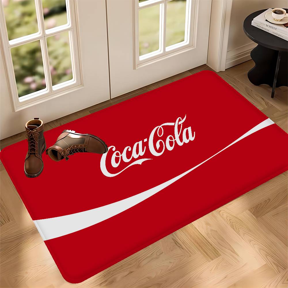 Mata podłogowa C-Coca C-Cola Antypoślizgowa Mata do pralni Wystrój pralni Balkon Pokój dziecięcy Mata przy łóżku