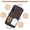 Garment Bag Business Travel Canvas Leather Suit Cover S-ZONE Carry-on Men's