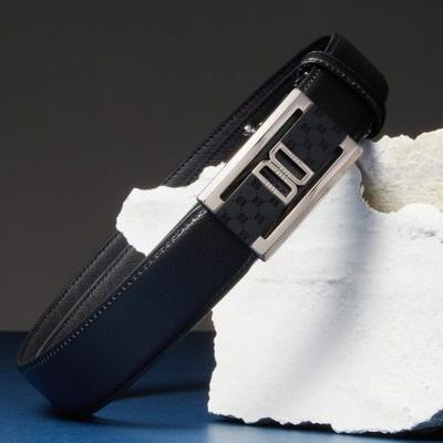 Black Dd Decoration Leather Automatic Belt Dbbe5f762bk