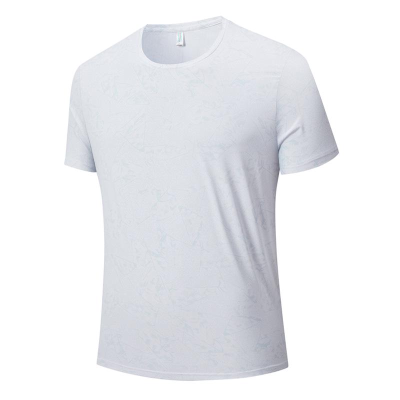 Ice Silk Quick-Dry Couple T-Shirt - Breathable Short Sleeve Summer Top for Casual Sports & Outdoor Running