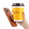 For iPhone 13 Pro 6.1 inch Magnetic Case CASENEO Wristband PU Leather + PC Shockproof Phone Cover