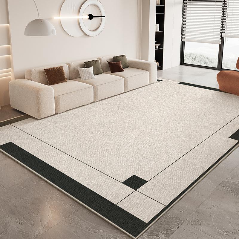 Lätt Lyx Vardagsrumsmatta Stor Yta Golvmatta High-end Sovrum Sängmatta