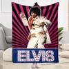 Elvis Presley: Iconic Performances Blanket Durable Comfort Suitable for Office Chair Office Bedding Four Seasons Universal Stylish Decor