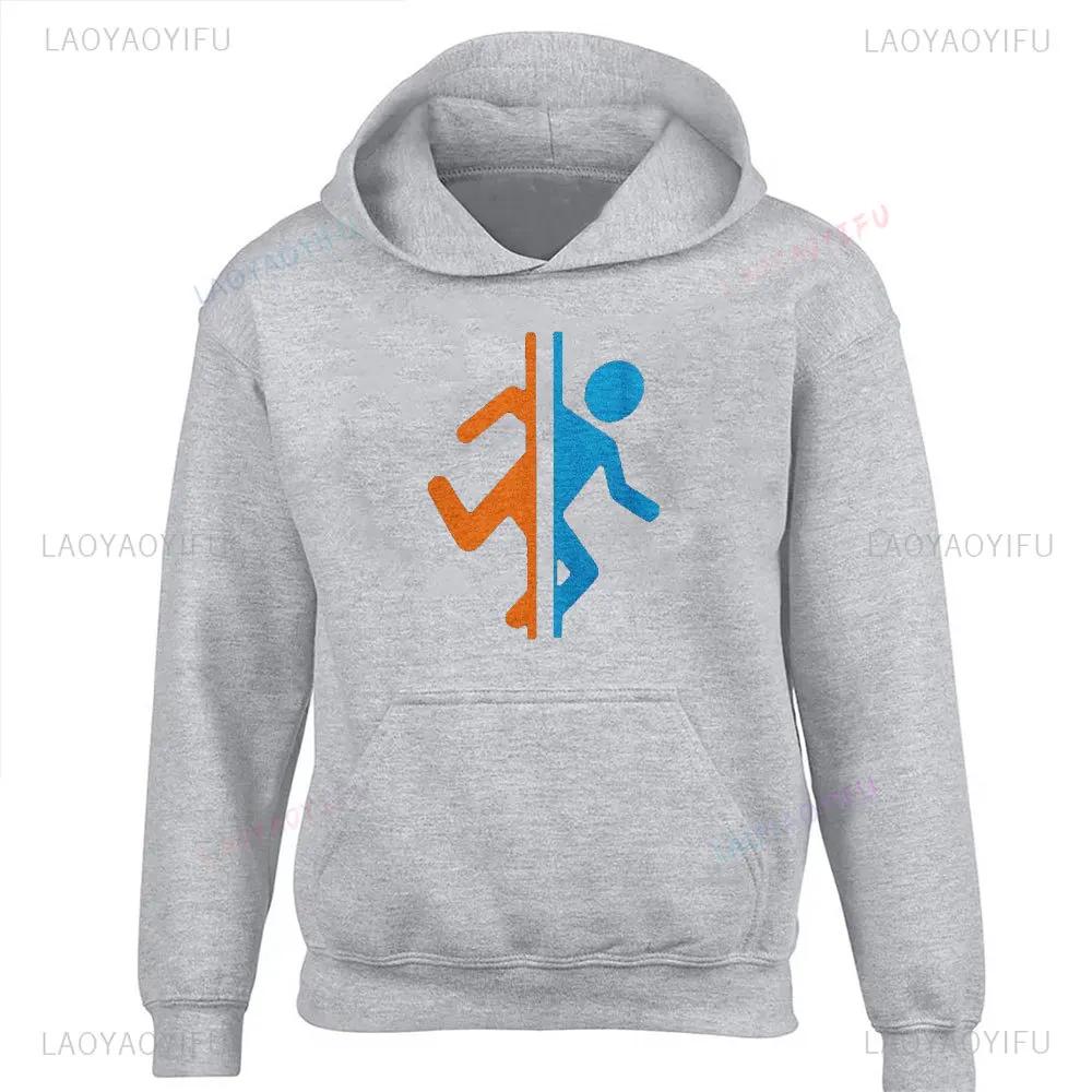 Portal Hoodie Portal Merch voor Gamers Herenkleding Sweatshirts Grappige Grafische T-shirts Tops met Lange Mouwen Camiseta Hombre Pullover