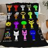 Coperta Gioco Incredibox Sprunki Comfort Amico della Pelle Calda Morbida Coperta in Peluche Adatta Divano Soggiorno Ufficio Camera da Letto