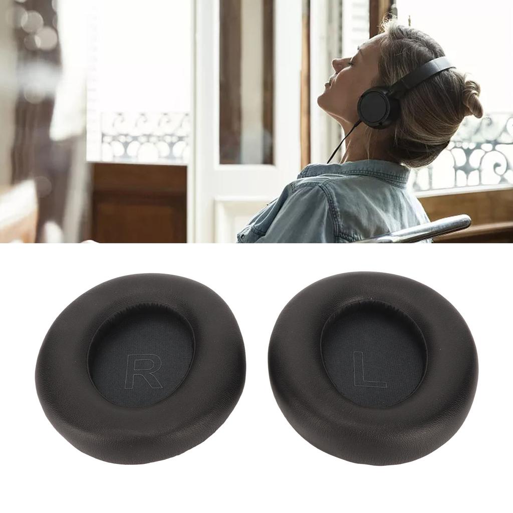 Headphone Ear Pads Protein Leather Replacement Headset Ear Cushions for Anker Soundcore Life Q30 Q35
