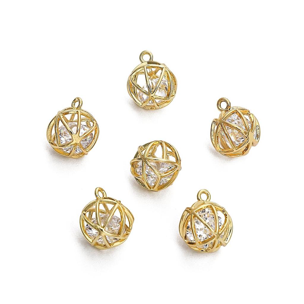 Copper Embossed Melon Seed Buckle For DIY Jewelry Making Craft Accessories