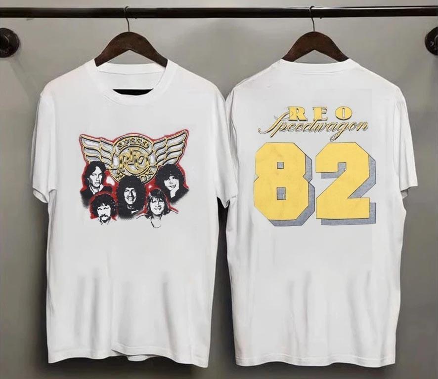 2Sided Reo Speedwagon Band Shirt Unisex Rare S5XL TR766 Unisex T-Shirt S