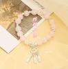 New Chinese style auspicious cloud tassel gradual change glazed bracelet women's summer niche fresh jewelry scenic spot live broadcast