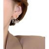 Mellerd Tiger's Eye Ear Cuffs: Luxury Vintage Spliced Circle Earrings