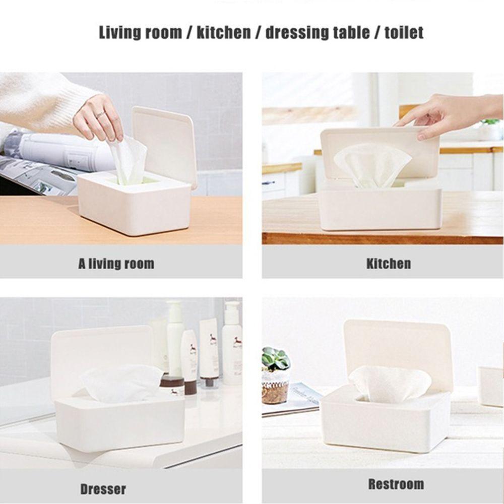 Dust-proof Holder Container Napkin Storage Baby Wipes Paper Case Home Tissue Wet Tissue Box