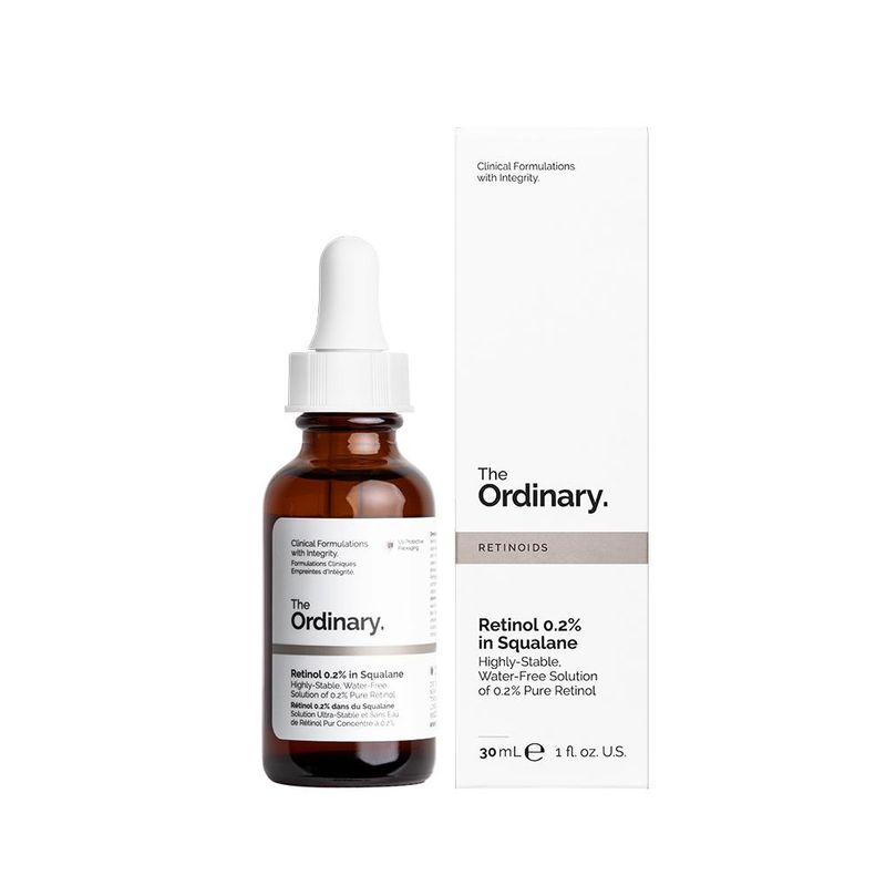 30ml of Squalane containing 0.2% Retinol